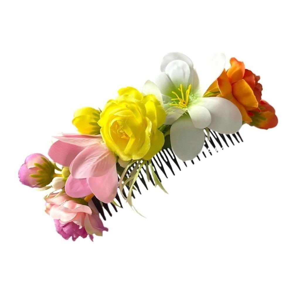 

Ethnic Style Thailand Flower Hairpin Bohemian Wedding Bride Accessories Girls Style2