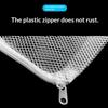 Aquarium Filter Net Bags Reusable Fine Filter Media Bags With Zipper For Aquarium Filtration Bio Ball Carbon Isolation Storage