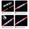 50/100 Pcs Boxed Solder Seal Wire Connectors Heat Shrink Insulated Electrical Wire Terminals Butt Splice Connector Waterproof