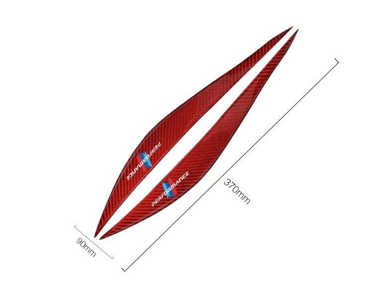 Ochranné nálepky na obočí světlometů z uhlíkových vláken pro BMW řady 3 F30/F35
