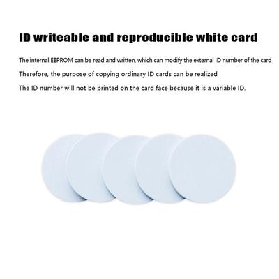 5Pcs 25Mm 125Khz Rfid Tags Em4305 T5577 Writable Stickers Proximity Cards Rewritable Adhesive Label For Rfid Copier