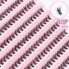 Extensions de Cils Faux DIY - Segmentés 30D, 40D, 50D, 80D pour Auto-Application