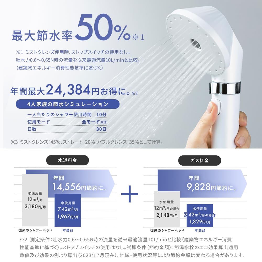 Iris Ohyama Shower Superior to Bubble Saves Approximately on Cleans Pores by Approximately Choose from 3 Flow Includes 3 FBIA Member Keeps Heat and