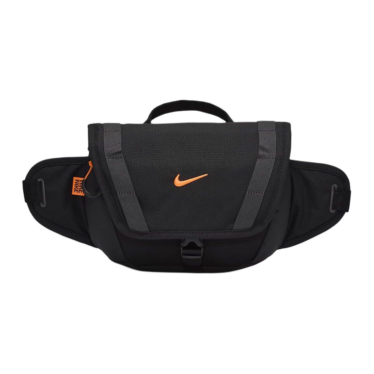 

Nike Casual Sports Detachable Shoulder Strap Fabric Waist Bag Regular Unisex Couple Unisex Waist Bag Black Coal-Black Dutch-Orange DJ9681-011 Black & Coal Black & Dutch Orange