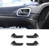4X Kohlefaser Innentürgriff Abdeckung Zierleiste Für Jeep Grand Cherokee 2011-20