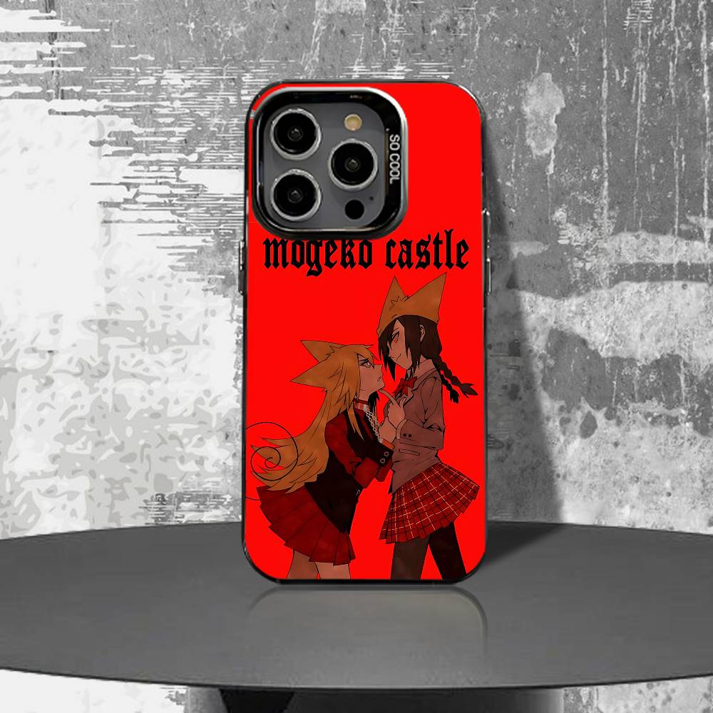 

M-Mogeko C-Castle Phone Case For iPhone 17,16,15,14,13,12,11,Air,X,XR,Pro,Max,Plus IMD Silver Shell iPhone17