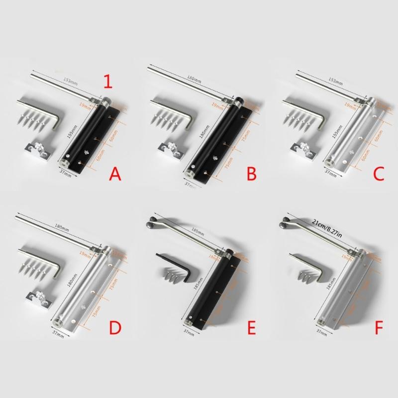 Automatic Door Closers Hinge Adjustable Closing Door Hinge Safety Spring Door Closers Lightweight Buffer Closing Device