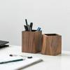 Organizer School Accessories Pencil Case Desktop Storage Box Walnut Pen Holder Wood Pen Holder