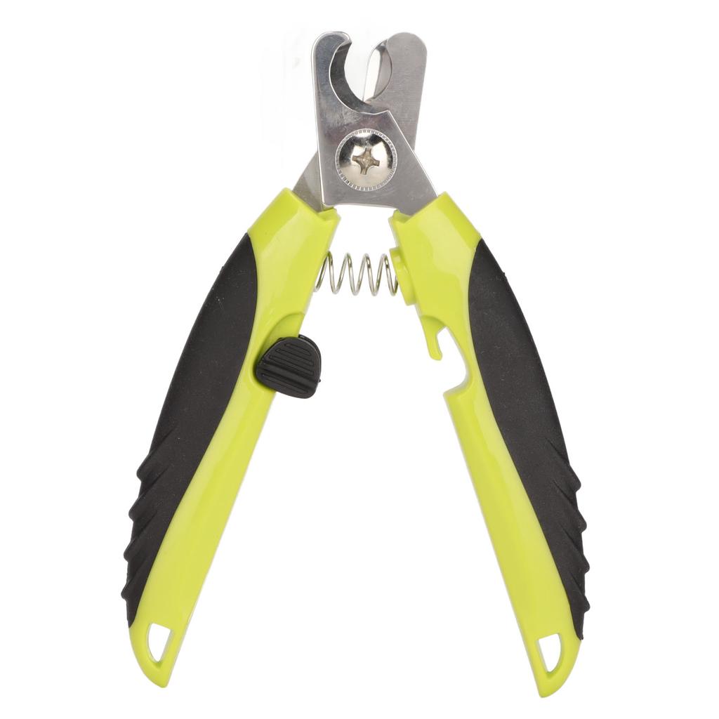 Pet Nail Scissors Professional Stainless Steel Pets Nail Clipper Set with Ergonomic Handles for Dogs Cats Green Black