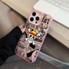 One Piece Bone Logo Cover Phone Case for iPhone 16e 11 12 13 Pro Max 14 15 16 Plus