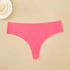 CINOON Women Sexy Seamless Thongs Fashion Low-Rise Ice Silk Ultra-thin G-String Solid Color Soft Comfort Briefs