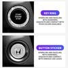Car Bling One-Click Start Stop Engine Ignition Ring Sticker For Honda Civic Accord Fit CRV Jazz Odyssey Insight Legend HRV MV1