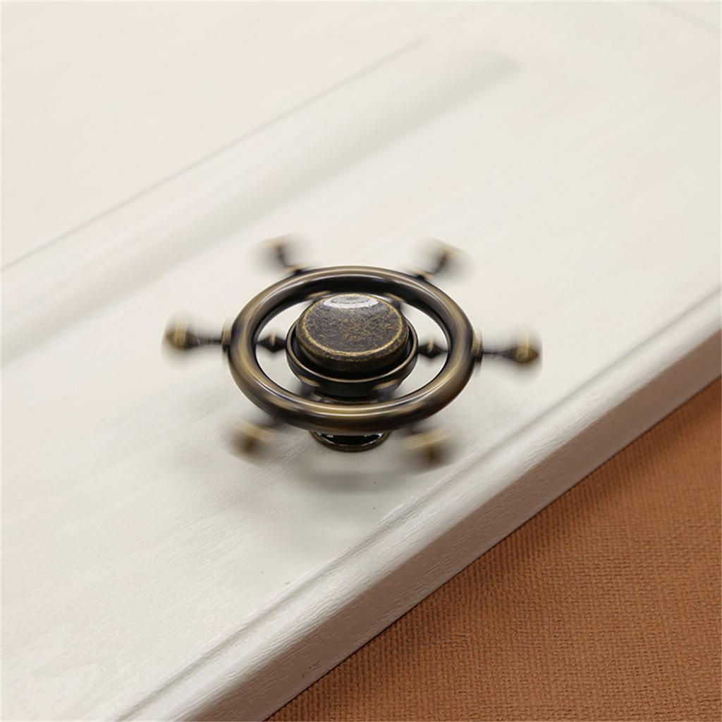 Steering Wheel Wardrobe Knob Zinc Alloy Cabinet Drawer Handle Cupboard Pulls Simple Furniture Decoration Easy To Install