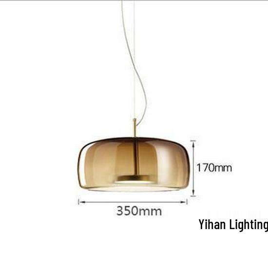Nordic Modern Pendant Light – Minimalist Glass Fixture for Coffee Shops, Bedside, Bar Counters