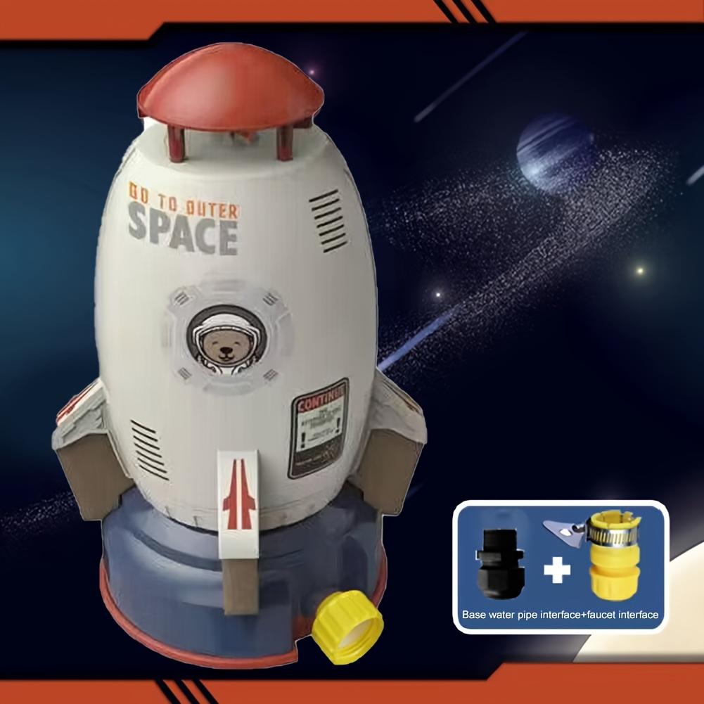 Upgraded Water Jet Rocket, Water Sprayer, Kids Rotating Flying Sky Toy, Outdoor Toy, Pressure Activated Water Jet, Parent, No Water Hose Included