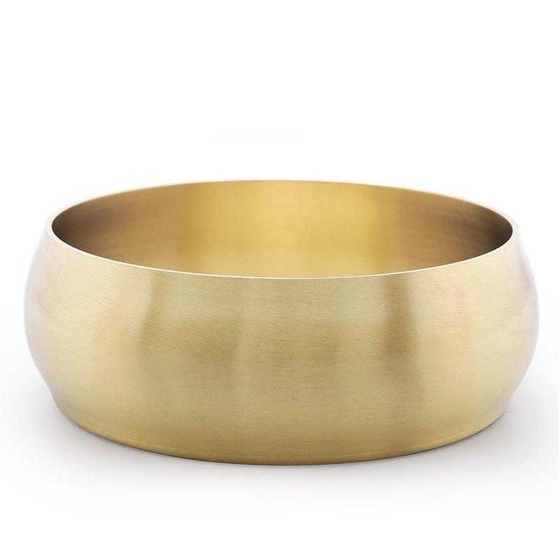 Copper Tea Washer Large Capacity Japanese Style Zen Cleaning Bowl Gongfu Set