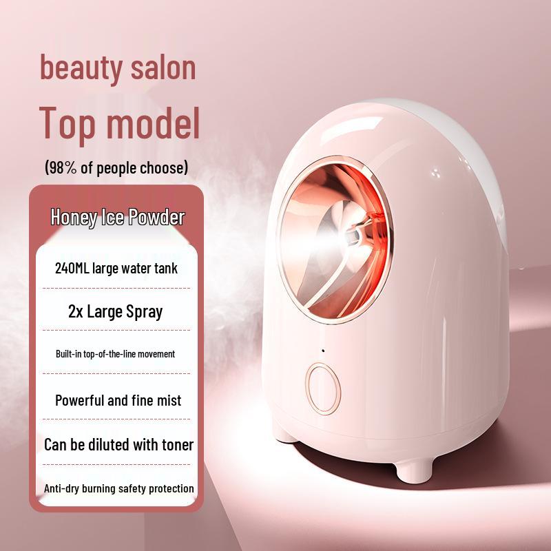 Nano Mist Facial Steamer & Humidifier - Hot/Cold Dual Spray Hydrating Device