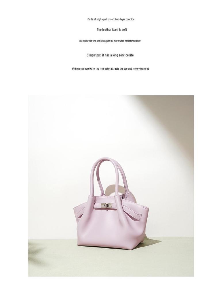 2025 Frühling/Sommer Weiche Echtes Leder Schulter-/Umhängetasche - Vielseitige Lässige Handtasche für Damen