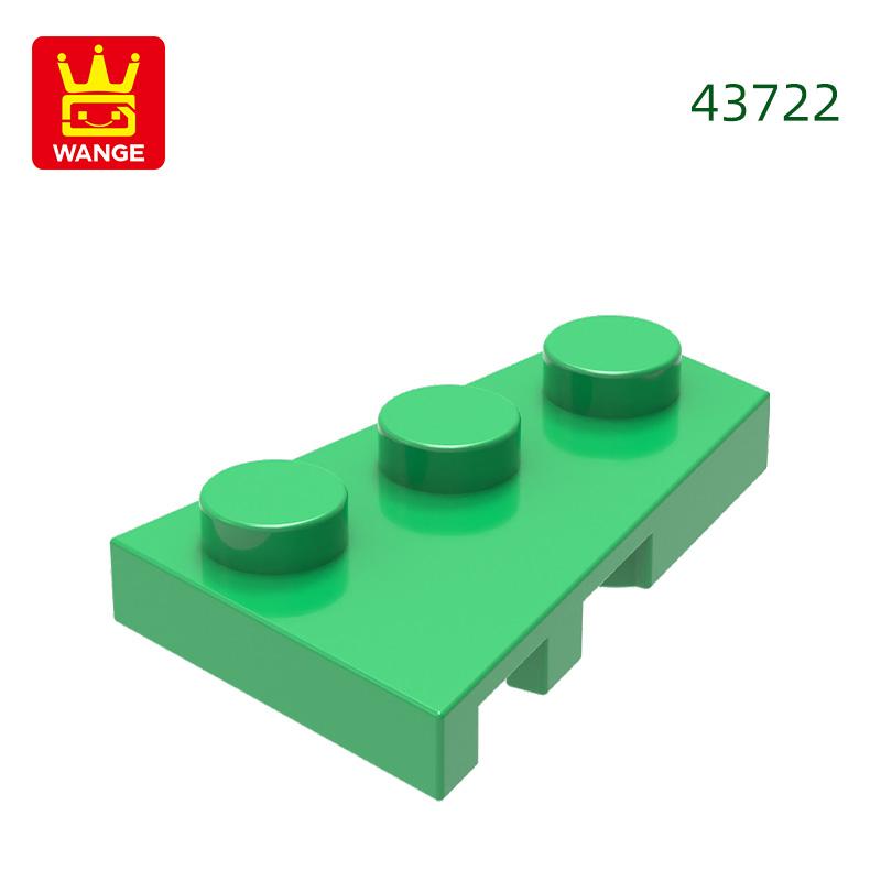 158Pcs/lot 43723 2x3 Right Wedge Plate Construction Bricks MOC Accessories Works With Featuring Blocks Kids Playthings Gift Idea Box