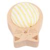Sewing Pins Cushion Set 80PCS Straight Quilting Pins and Wooden Base Needle Pincushion with Storage Case