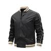 Chaqueta de Hombre Versión Coreana Chaqueta Casual de Moda Cuello Alto Jersey de Béisbol de Hombre Abrigo de Primavera y Otoño
