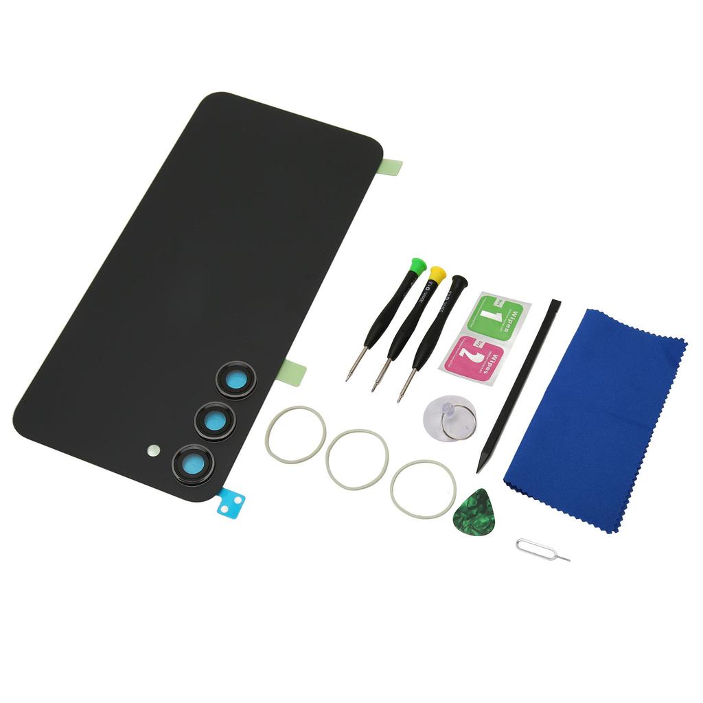 Back Glass Cover with with Pre Installed Camera Lens Professional Repair Tool Kit for Samsung Galaxy S23 Plus