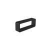 1Pc Silicone Black Loop DIY Hoop Retainer Watch Strap Band Keeper Holder Ring 16-22mm