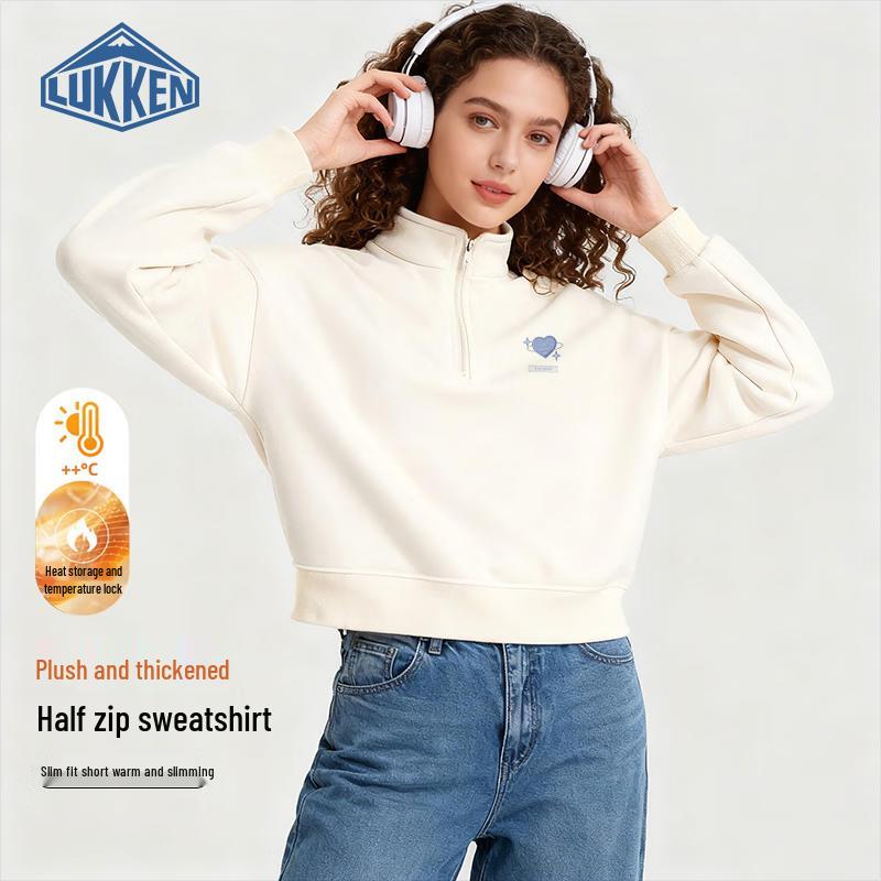 LUKKEN Short Stand-Collar Sweatshirt XL