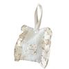 3 Neue kleine frische florale Handtasche Damen Einkaufen Snacks Handgelenktasche Quilt-Baumwolltasche