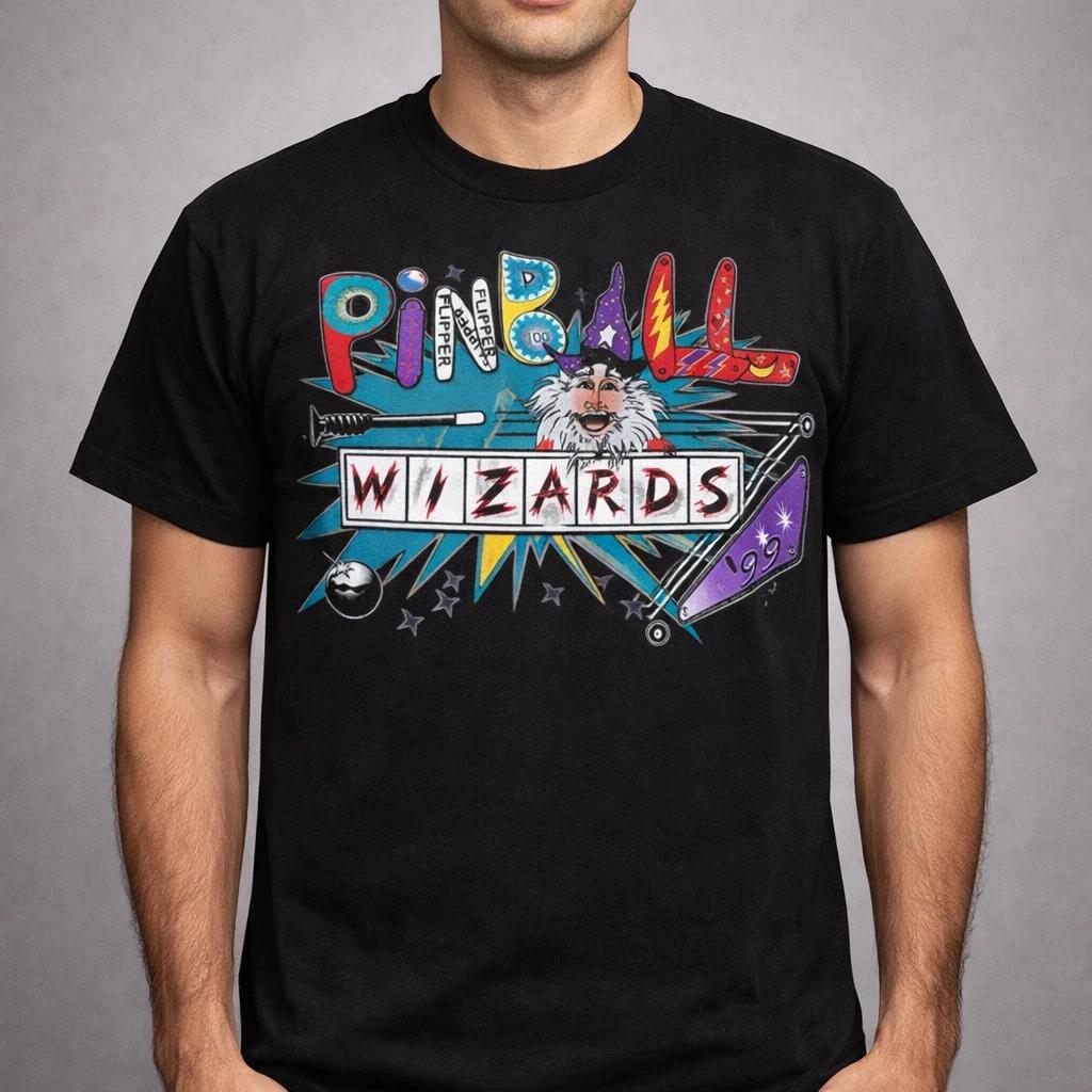 90s Y2K Vintage Pinball Graphic Tee Retro Indie Streetwear S-3XL XXXL