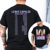 T-shirt de la tournée 2025 de Lewis Capaldi, T-shirt pour fan de musique de concert Capaldi UK Homme Femme S-3XL