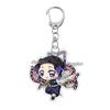 5cm Acrylic Anime Cartoon Kamado Nezuko Agatsuma Tanjiro Giyuu Q Version Keychain Game Character Backpack Pendant Charm Gift Toy