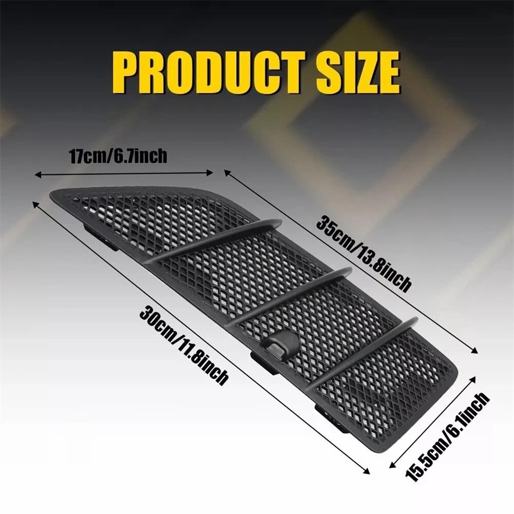Pair Hood Vent Grille Covers for Mercedes For Benz W164 GL Class 350 450 with OEM Numbers 1648804305 1648804405