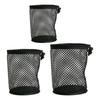 3 Piece/set Lightweight Nylon Mesh Golf Ball Bags Storage Organiser Case for Organized Storage and Adjustable Strap