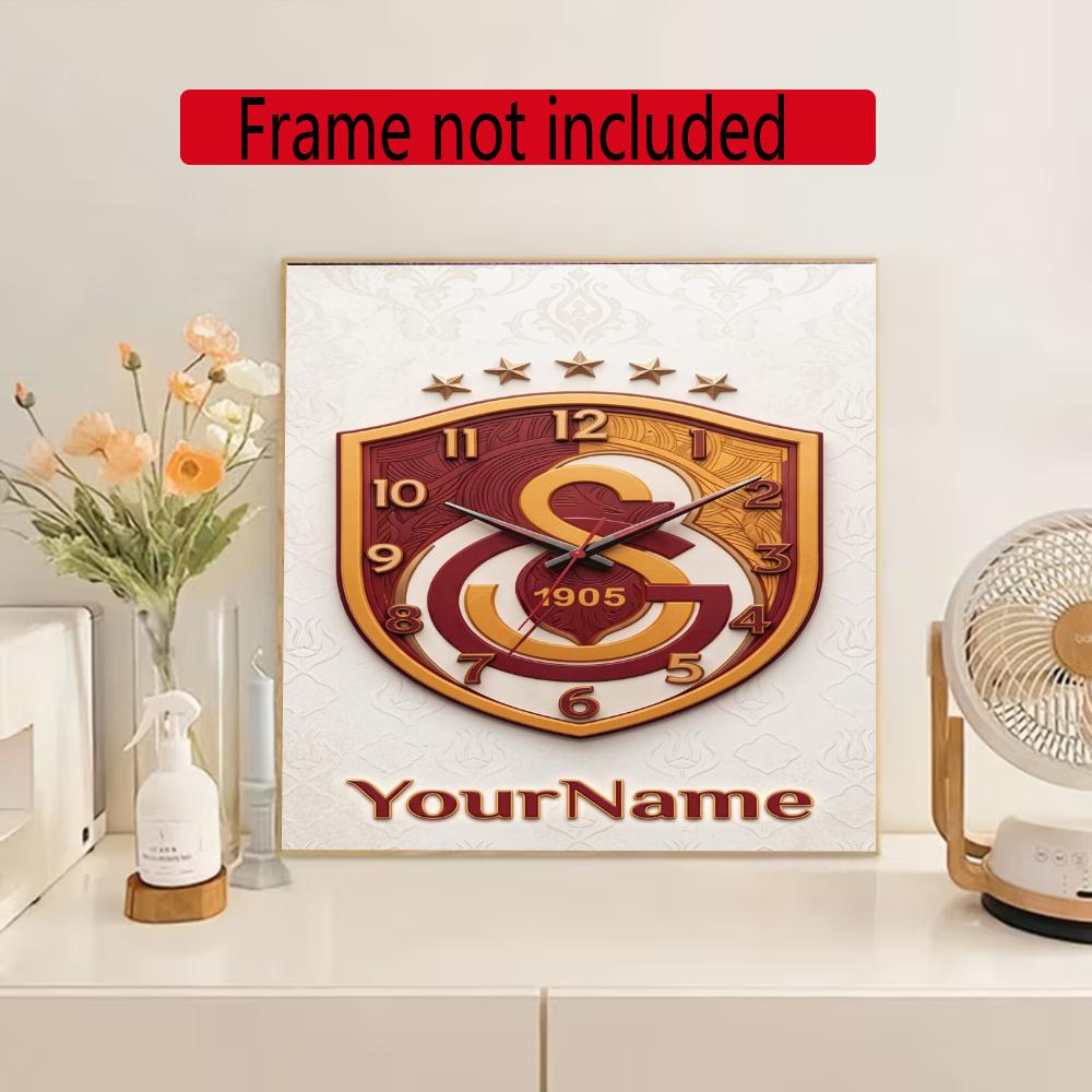 Galatasaray Personalized Name Diamond Paintings Mosaic Wall Round Diamond Art Painting Kits Embroidery Crystal Accessories Frameless