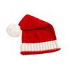 1/2PCSChristmas Party Hat Red with White Edge Soft Elastic Winter Beanie for Adults and Kids Holiday Photos and FamilyGatherings