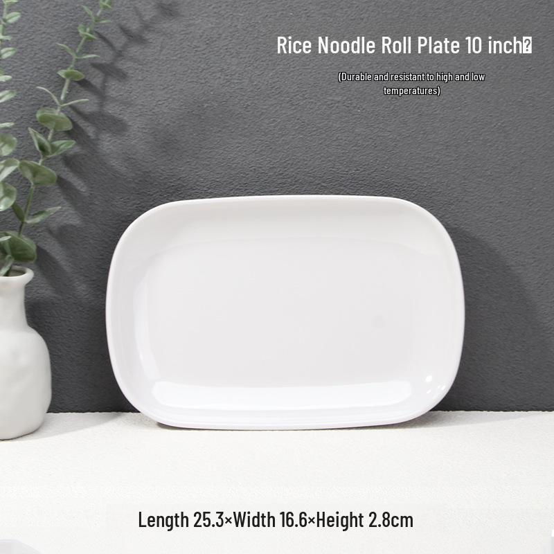 

Миска для лапши и супа A5 из белого меламина, устойчивая к высоким температурам, миска для рамена, тарелка для рисовых блинчиков, тарелка для овощей.