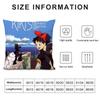 k-Kiki's Delivery Service Pillow Case Living Room Sofa Decorative Cushion Cover Simple Household Light Luxury Printed Pillow