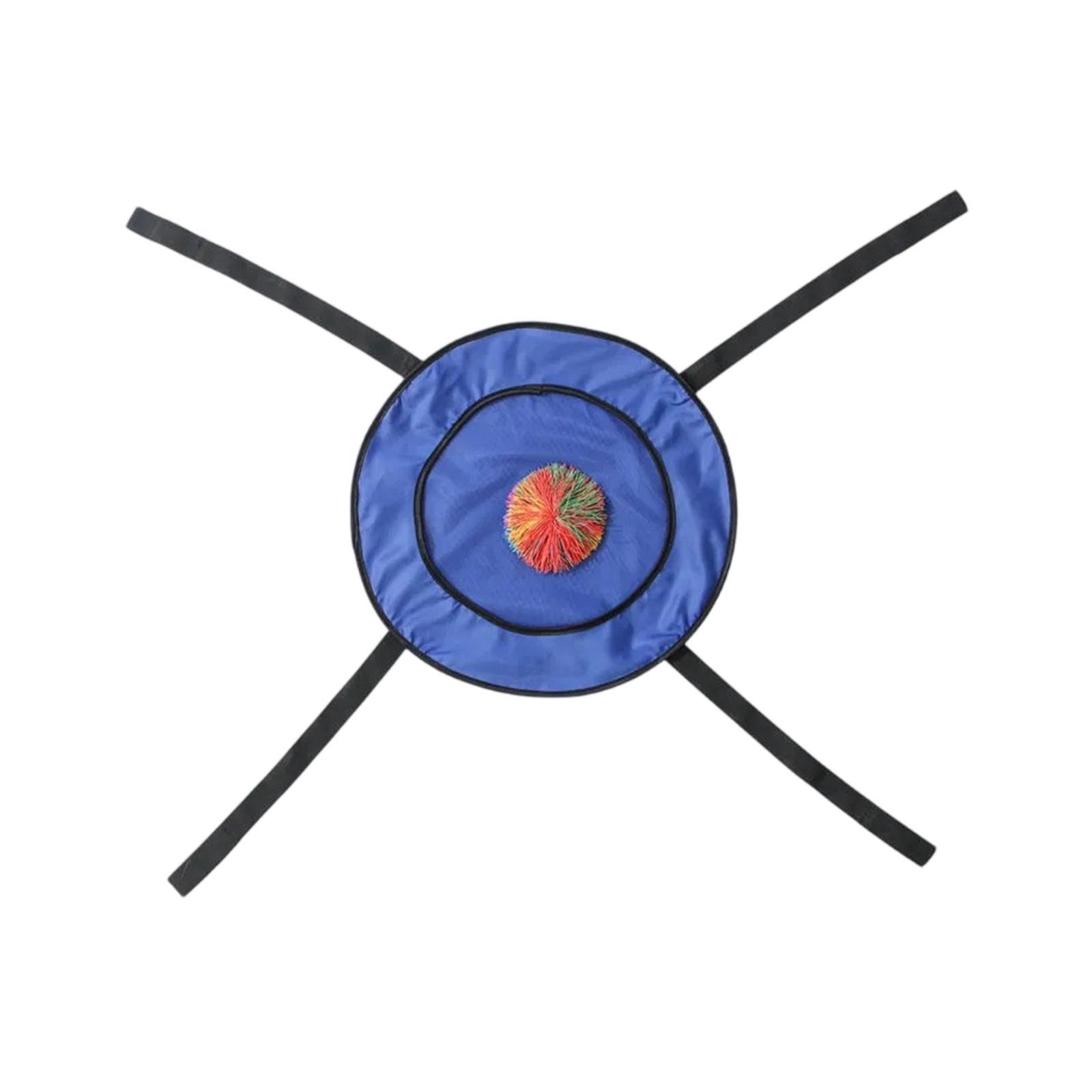 

Детские игры с мячом, интерактивные игрушки для родителей и детей, подбрасывающее кольцо, интеллектуальная многопользовательская игра для детского сада. One Size синий