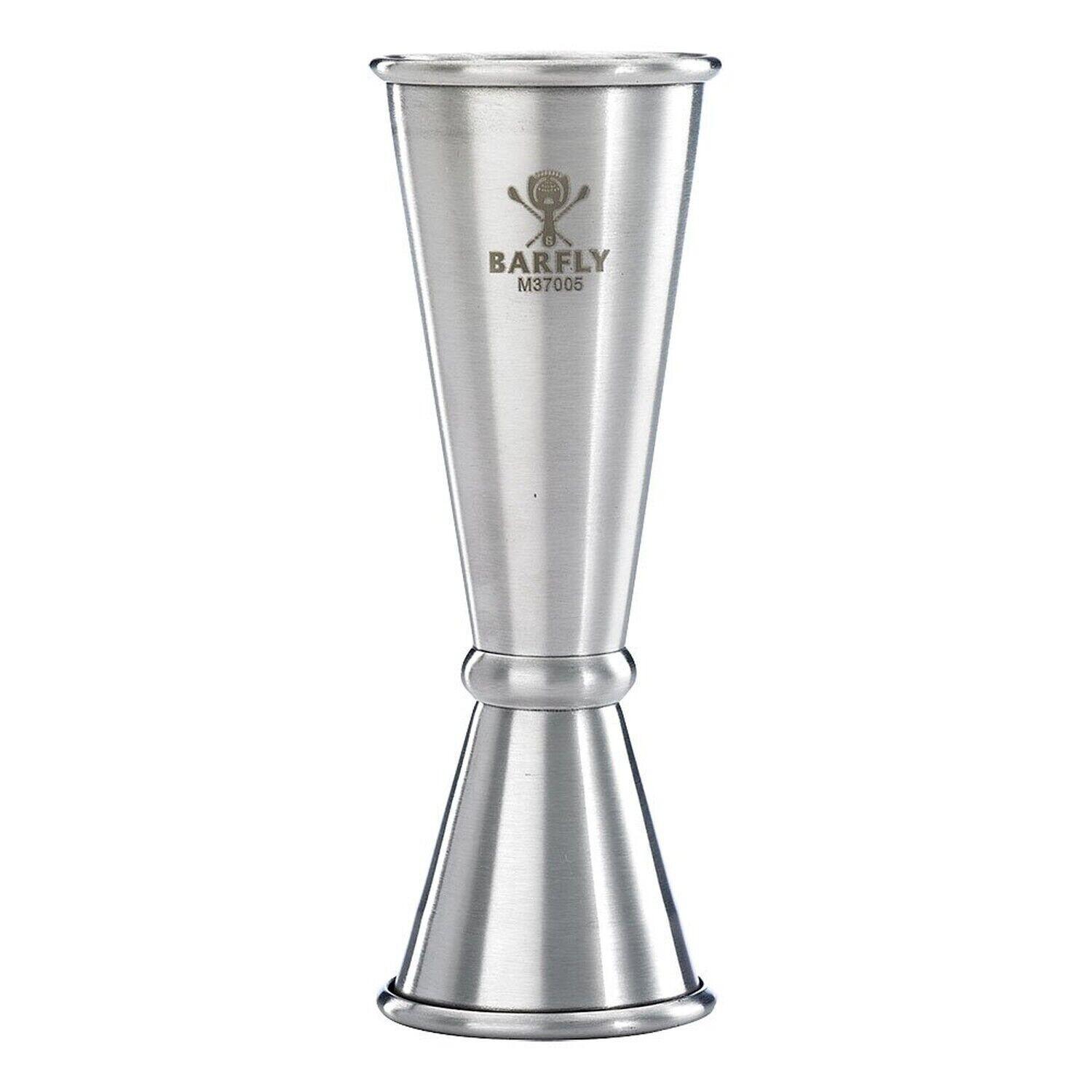 Barfly Japanese Style Jigger, M37003, 1 oz x 1-1/2 oz, Stainless