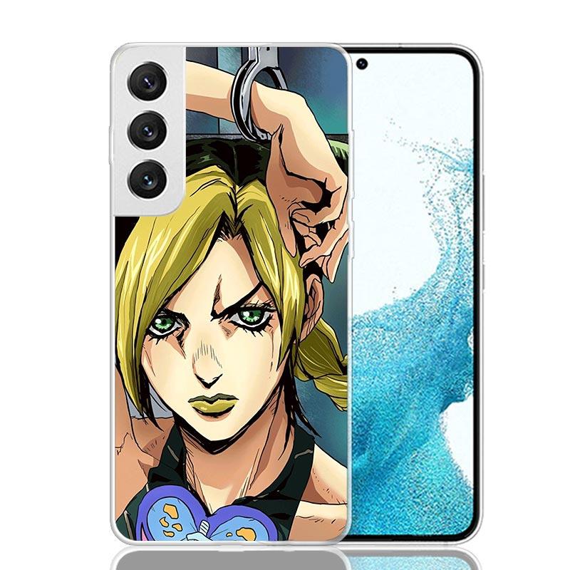 JoJo's Bizarre Adventure Jolyne Cujoh Phone Case For Samsung Galaxy S26 S25 Edge S24 S23 FE S22 Ultra S21 Plus S20 + Fundas Cove