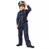 Kids Police Suit Boy Cosplay Kids Military Uniform Show Halloween Party Costume