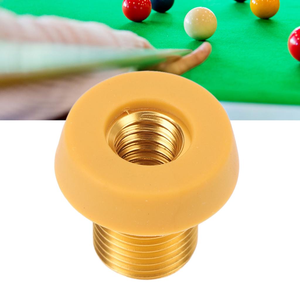 Billardqueue Unterteilstopfen Aluminiumlegierung Gummi Sturzsicher Antikollision Poolqueue Unterteilstoßstange