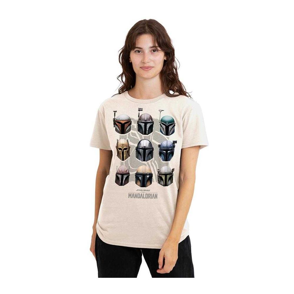 Star Wars: The Mandalorian Womens/Ladies Mando Helmet T-Shirt