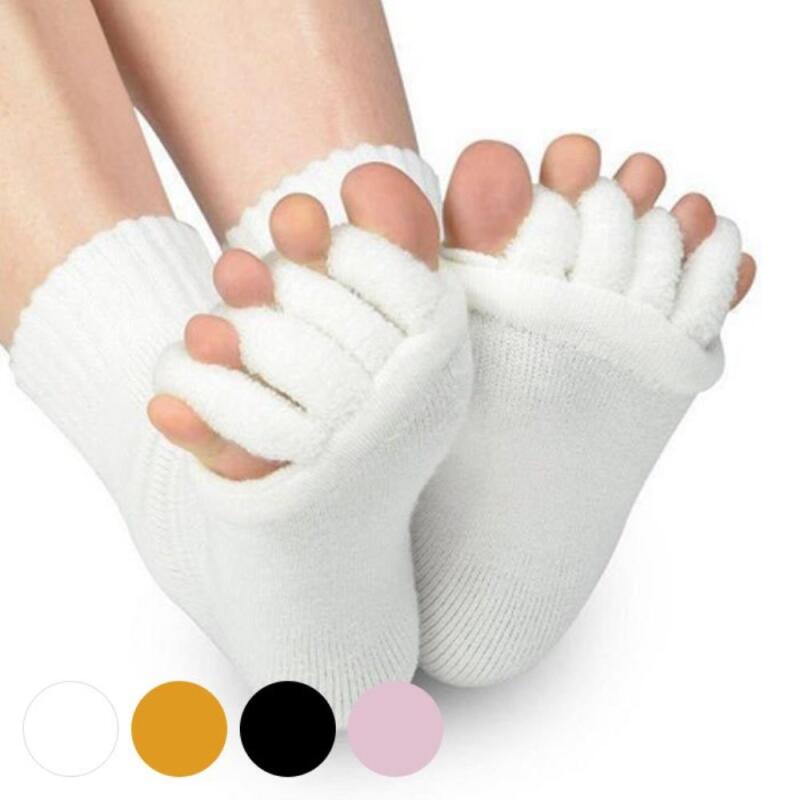 Women s Winter Warm Foot Health Toe Socks A25437_Pink