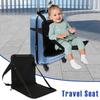 Travel Seat for Luggage Portable Kids Suitcase Seat Child Carrier Folding Non-slip Luggage Seat Family Travel Easy Folding Chair