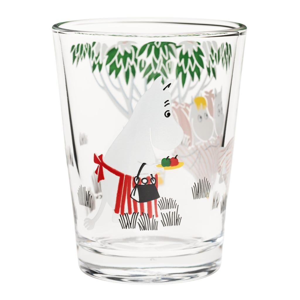 [Officially Imported] Moomin by ARABIA Tumbler Glass, 220ml, Relaxing Moomin Design, Arabia, 1071871
