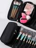 1Pcs Makeup Bag Women's Cosmetic Brush Bag Travel Organizer Makeup Brushes Fold Tools Rolling Bags Waterproof Nylon Makeup Case
