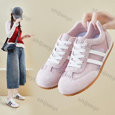 Mode Dames Schoenen 2025 Zomer Nieuw Ademend Mesh Antislip Sneakers Mode Comfortabel Hoogte Verhogend Vetersluiting Dames Casual Schoenen