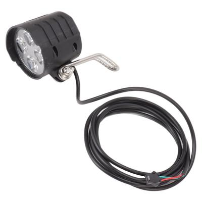 Elektrisches Fahrrad Scheinwerfer 12W Hohe Helligkeit LED Frontlicht mit Hupe für 36V 48V 52V 60V